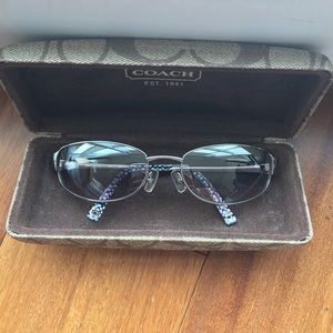 Coach Mirrored Lens Sunglasses